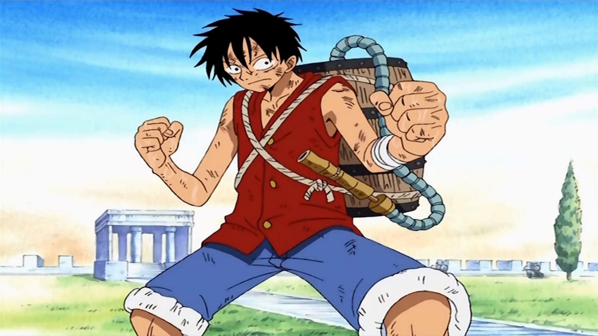 Before the timeskip, Luffy showcased a series of unorthodox forms (Image via Toei Animation)