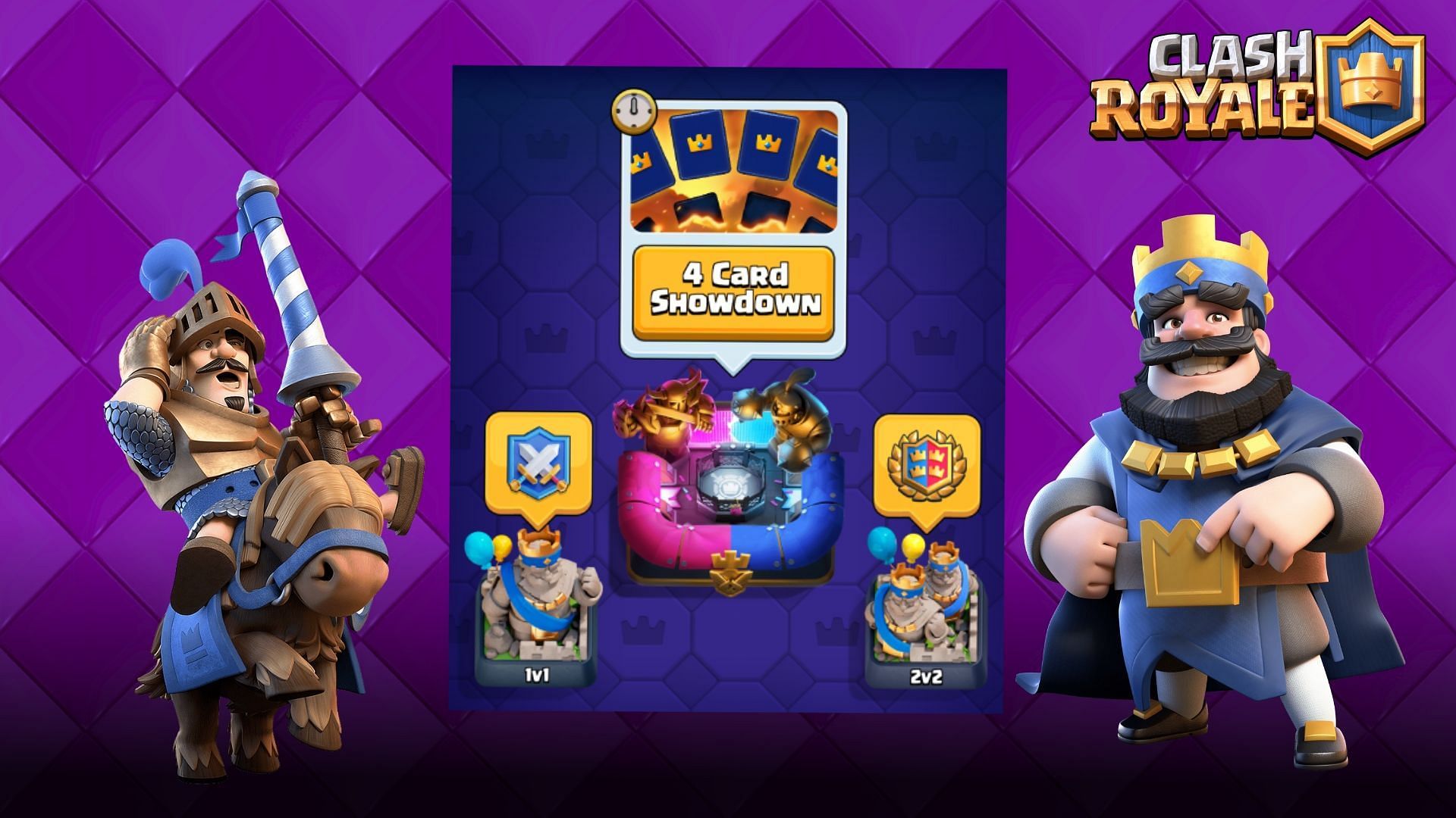 4 Cards Showdown Event in Clash Royale (Image via Supercell)