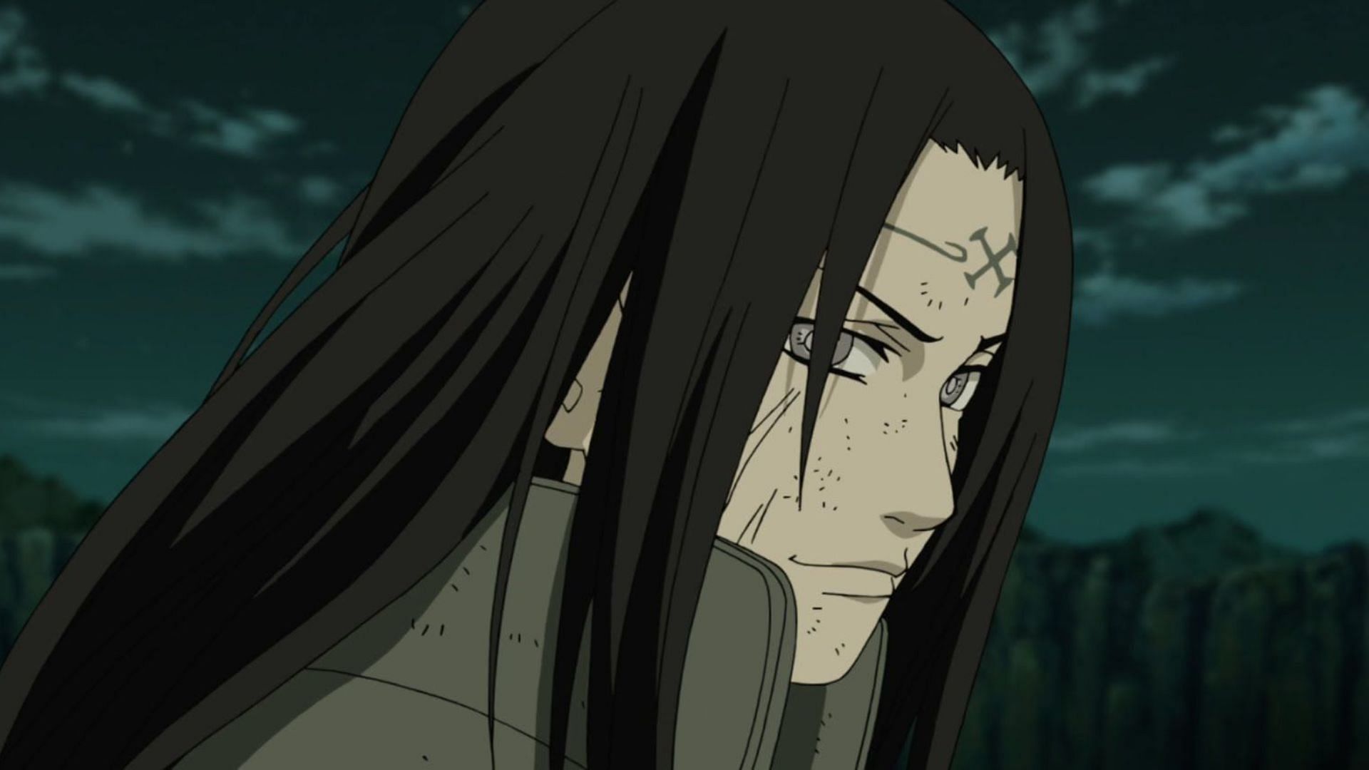 Neji Hyuga as seen in the Naruto Shippuden anime (Image via Studio Pierrot)