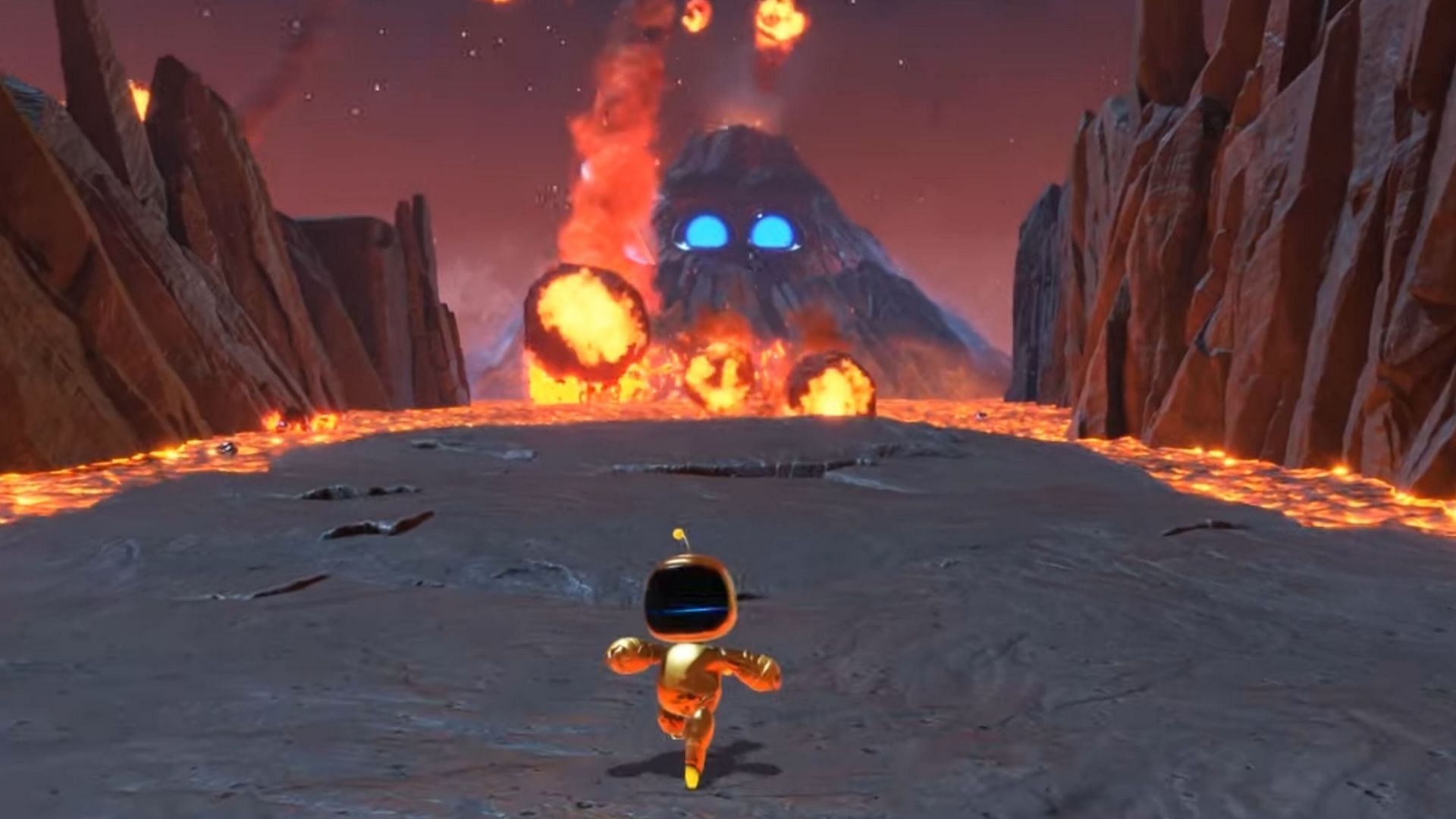 Astro Bot hidden level: Furnace Fever (Image via Sony Interactive Entertainment)