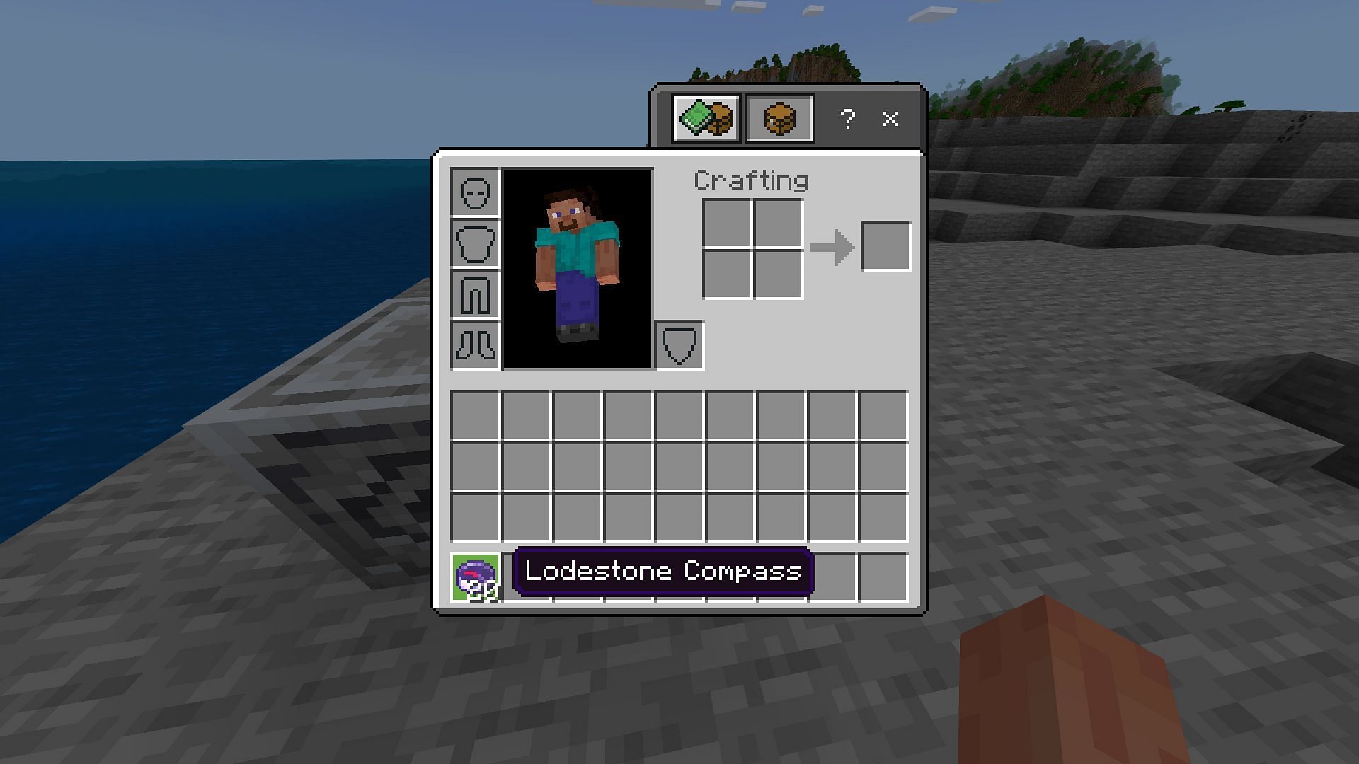 Lodestone compasses won&#039;t clog up inventory space in Preview 1.21.40.22 (Image via Mojang)