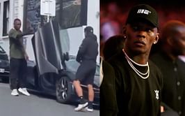Israel Adesanya issues statement alleging racial abuse after video of street altercation with a man goes viral: "I felt threatened"