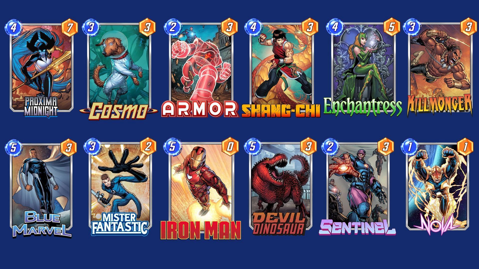 The Proxima Control Deck is the best control-oriented Marvel Snap Proxima Midnight deck (Image via Nuverse)