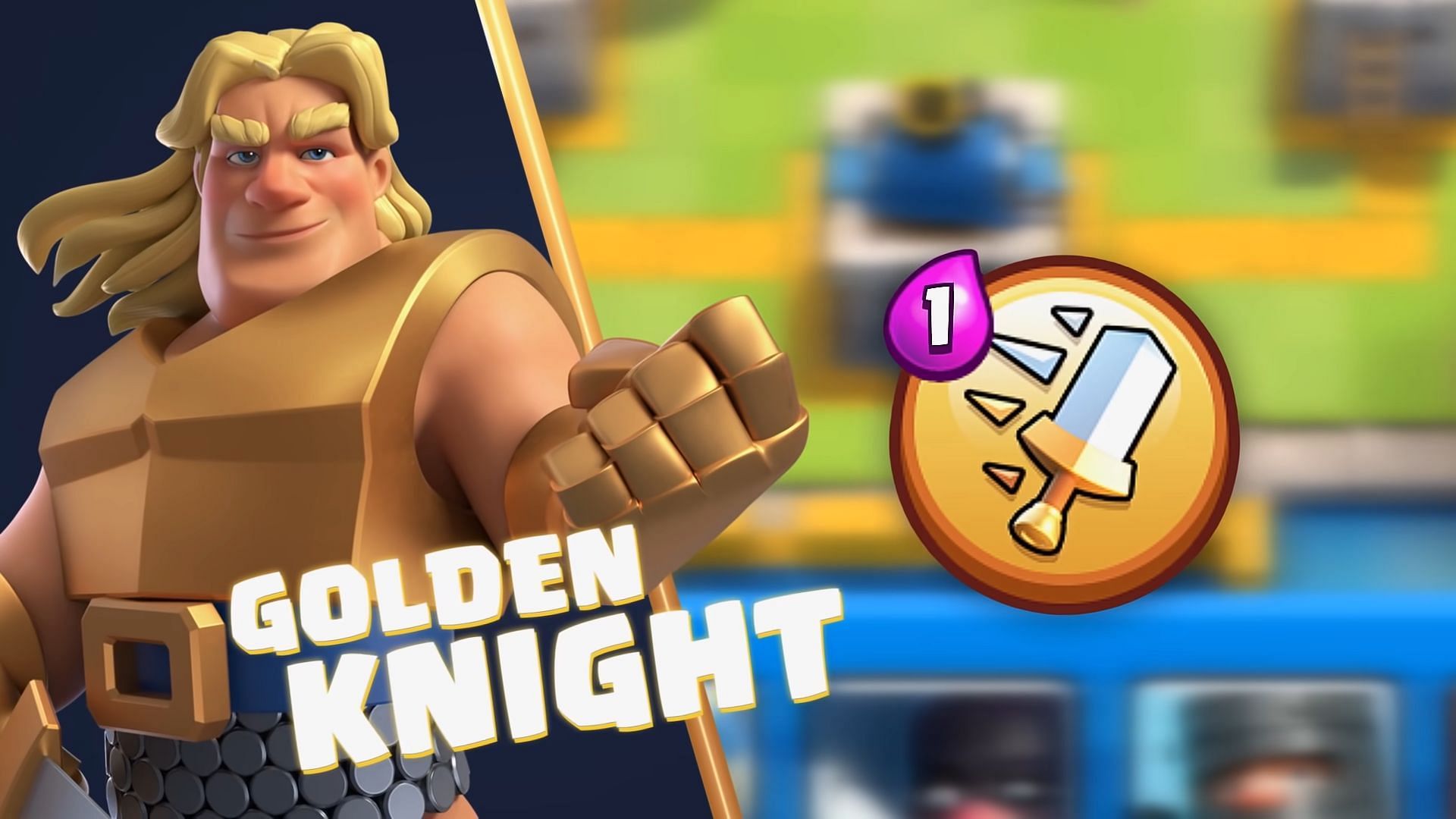 Golden Knight in Clash Royale