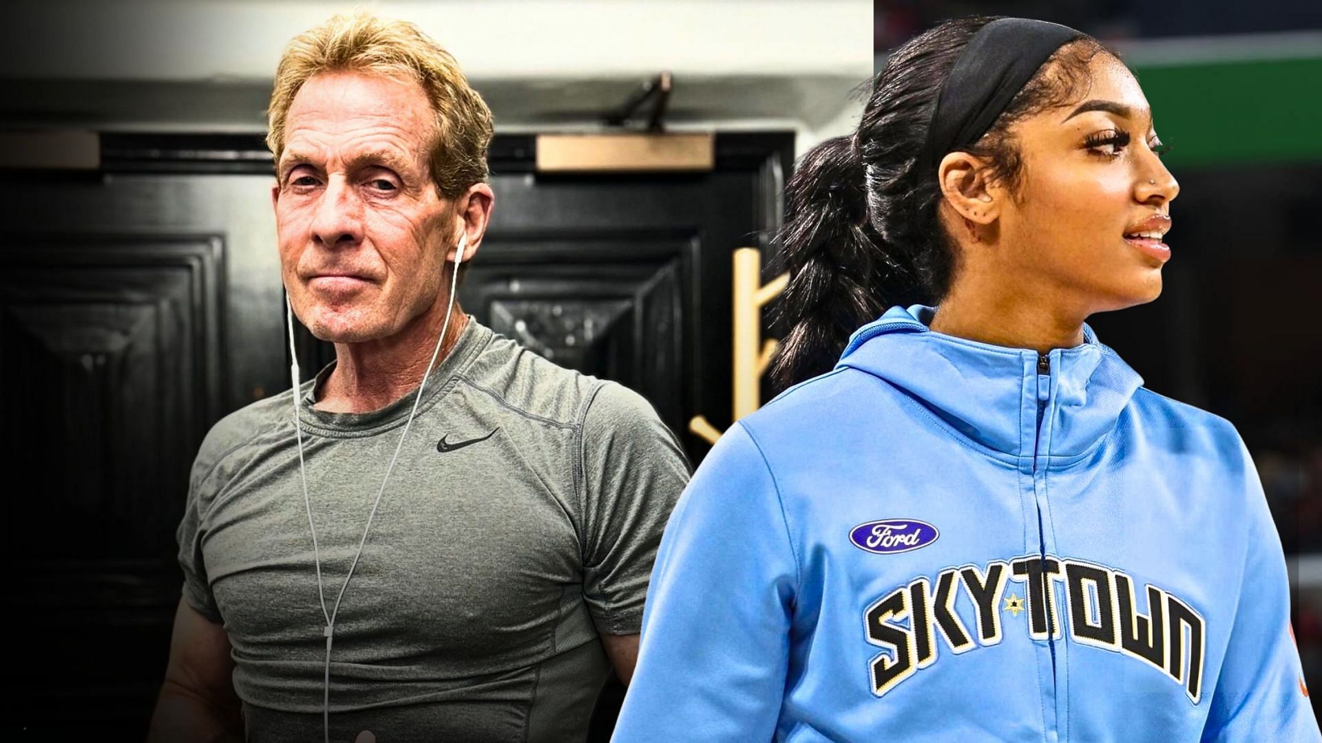 Skip Bayless shuts down Angel Reese&rsquo;s ROTY bid in favor of Caitlin Clark. (Photos from Skip Bayless and Angel Reese