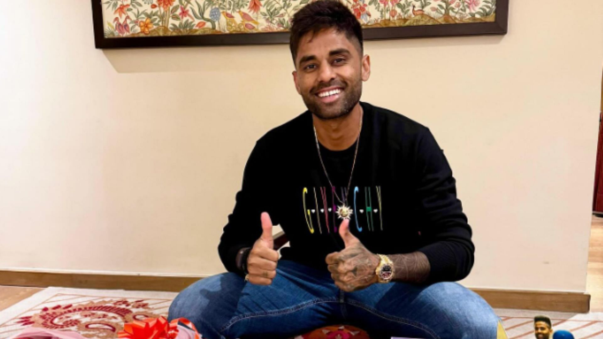 Suryakumar Yadav celebrated his 34th birthday on Saturday (Image via surya_14kumar on Instagram)
