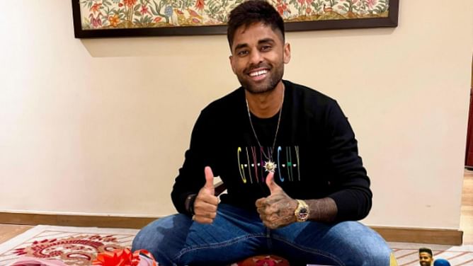 "Your love and blessings keep me going" - Suryakumar Yadav thanks his well-wishers for making his 34th birthday special