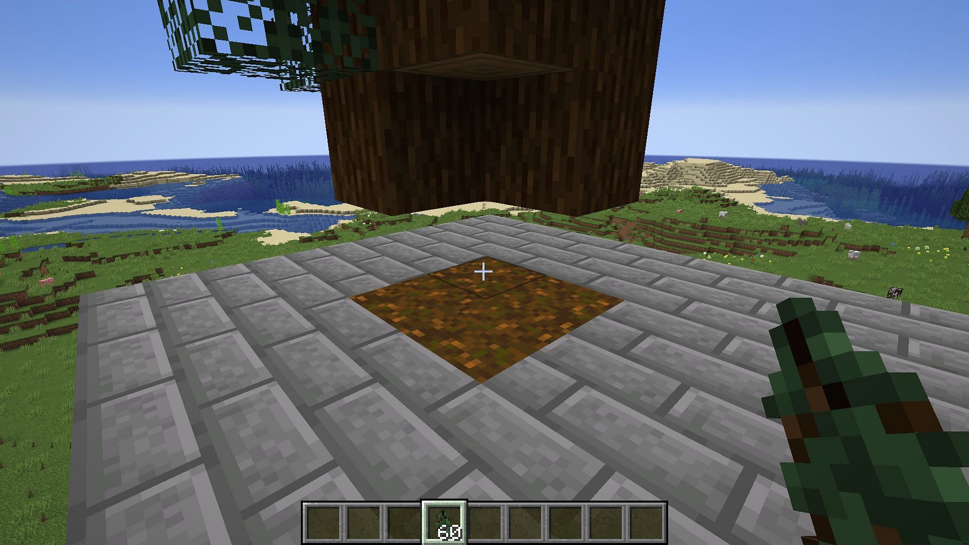 Stopping podzol from spreading in Minecraft (Image via Mojang)