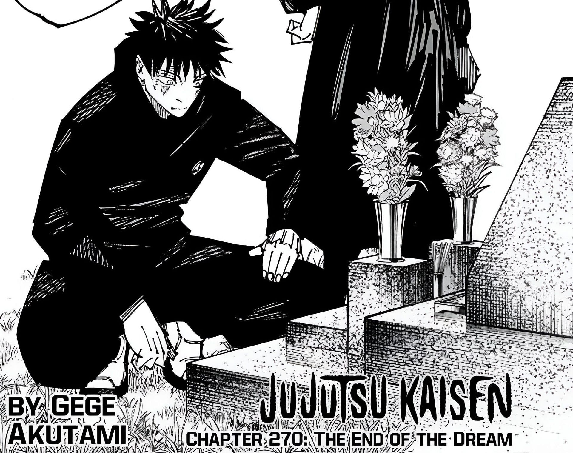 Megumi Fushiguro as seen in Jujutsu Kaisen Chapter 270 (Image via Shueisha)