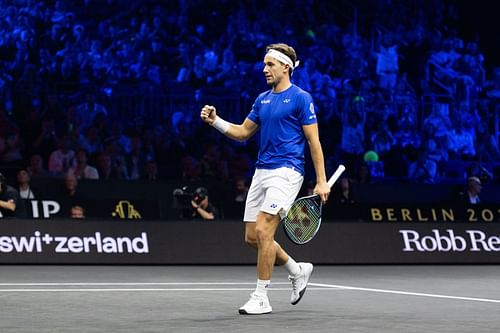 Tennis: Ruud in action at the Laver Cup - Source: Getty