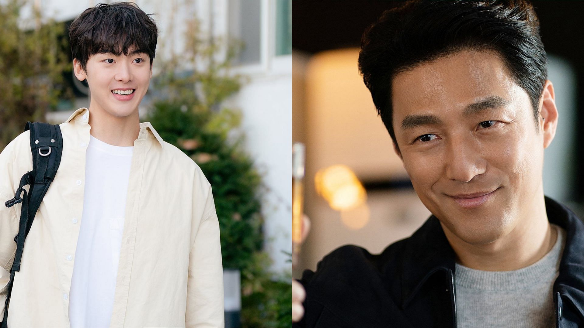 Hyeon-jae and Moo-jin from Romance in the House (Images via X/Netflix K-Content)