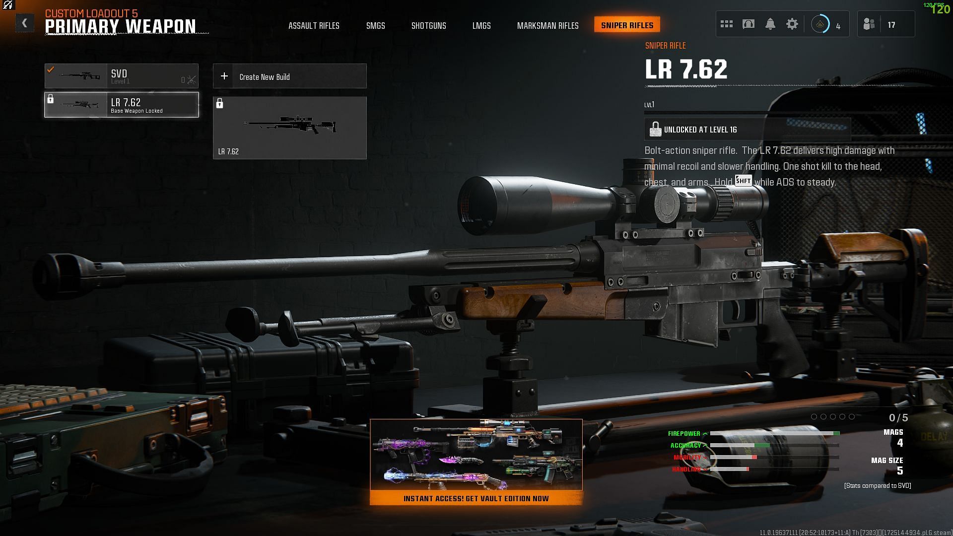 The LR 762 in Black Ops 6 (Image via Activision)