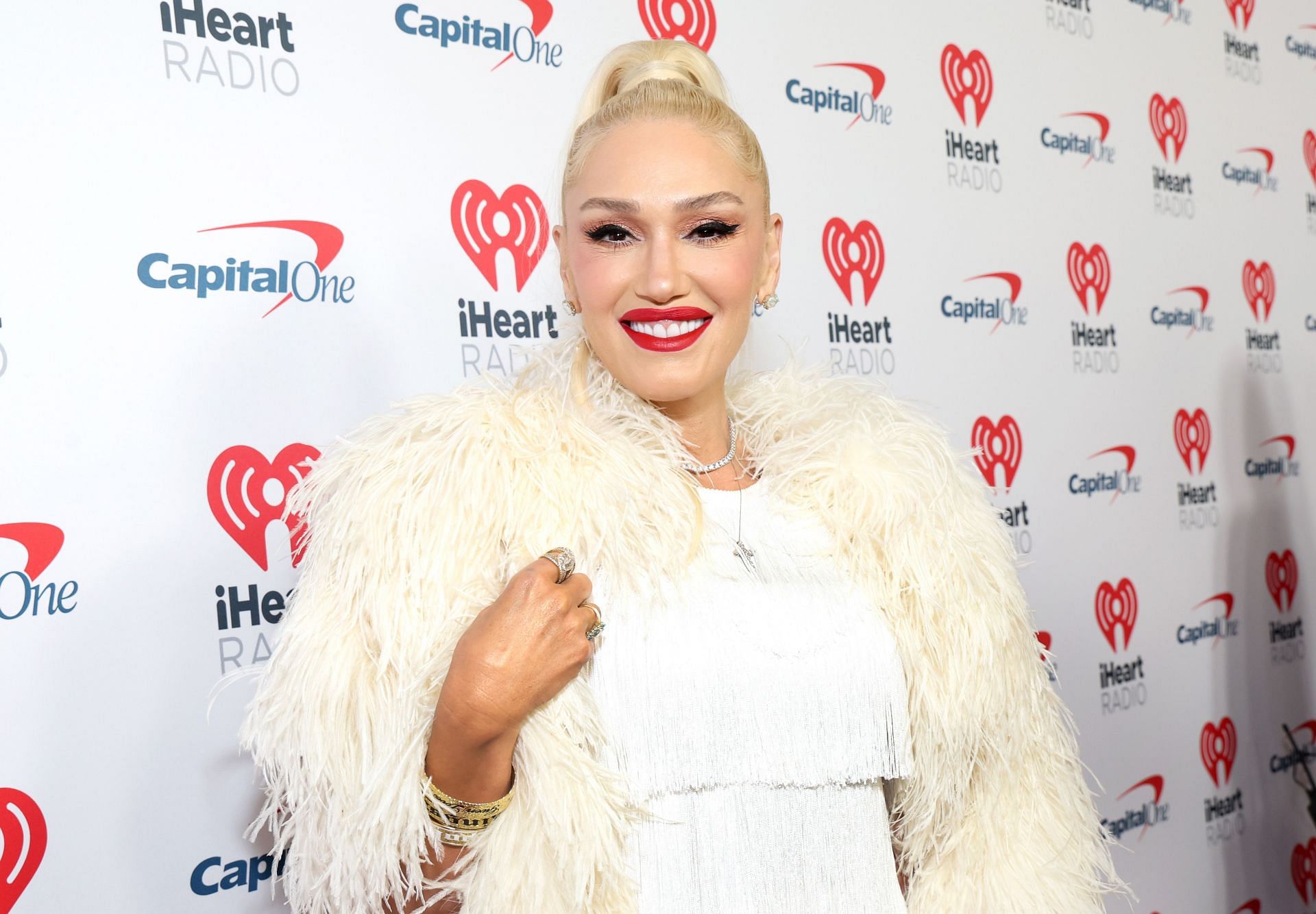 Gwen Stefani of The Voice season 26 at the 2024 iHeartRadio Music Festival - Night 1 - Arrivals - Source: Getty