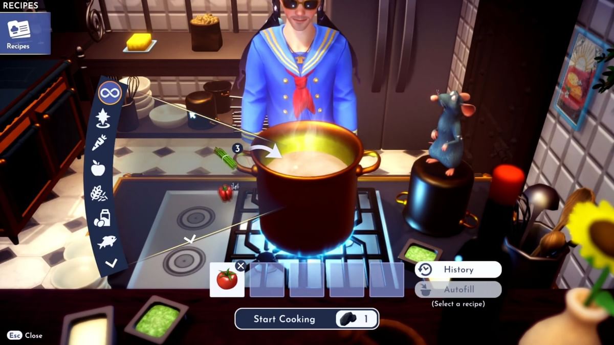 Spaghetti Arrabiata recipe in Disney Dreamlight Valley