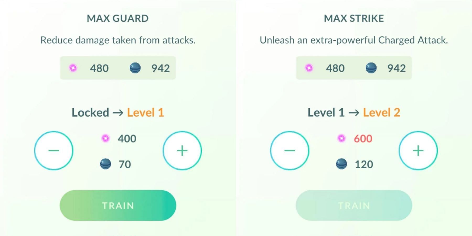 Beldum Max Move cost (Image via TPC)