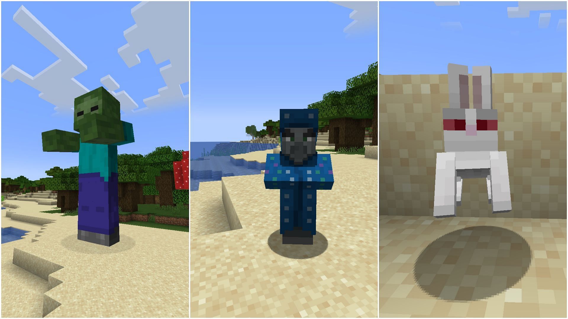 Some mobs can only be summoned using commands (Image via Mojang Studios)