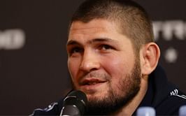 In Photos: Khabib Nurmagomedov takes a trip to the mountains with friends and family to pay homage to his roots