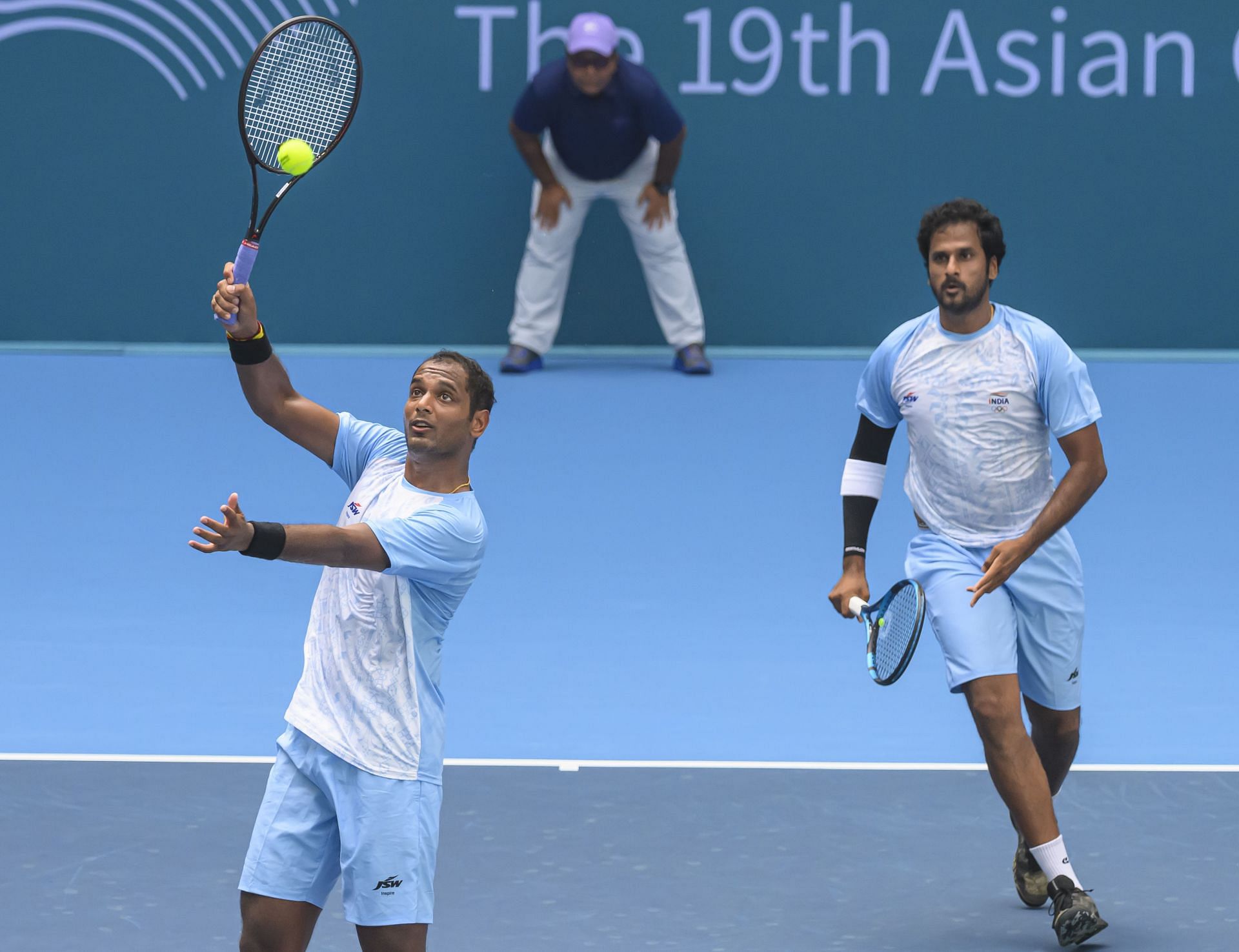 Ramanathan in Asian Games Hangzhou 2022 Men&#039;s Doubles Final - Source: Getty