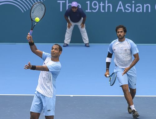 Ramanathan in Asian Games Hangzhou 2022 Men's Doubles Final - Source: Getty