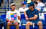 Naomi Osaka and ex-coach Wim Fissette at the 2024 National Bank Open (Image: Getty)