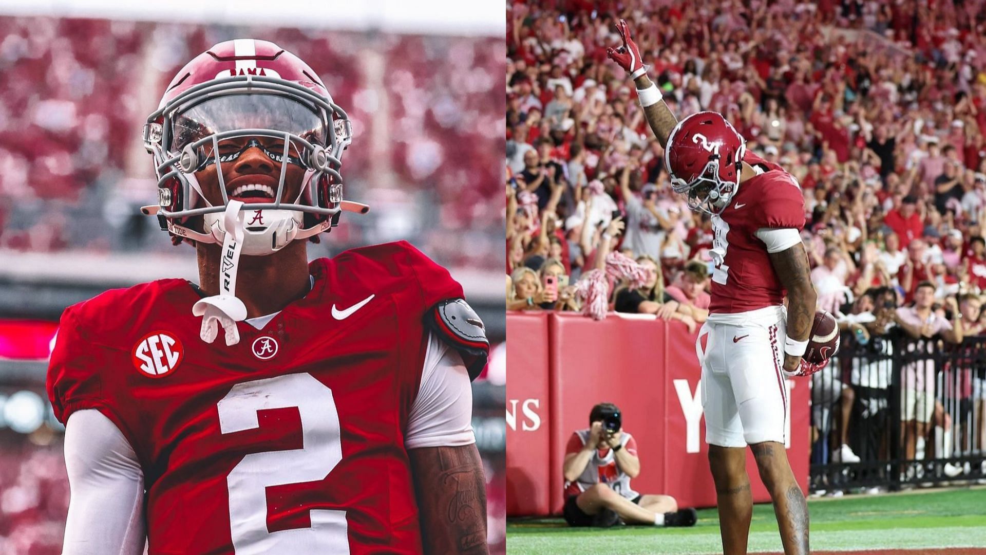 Alabama fans in awe of 17-YO Ryan Williams spectacular TD vs. Wisconsin ...