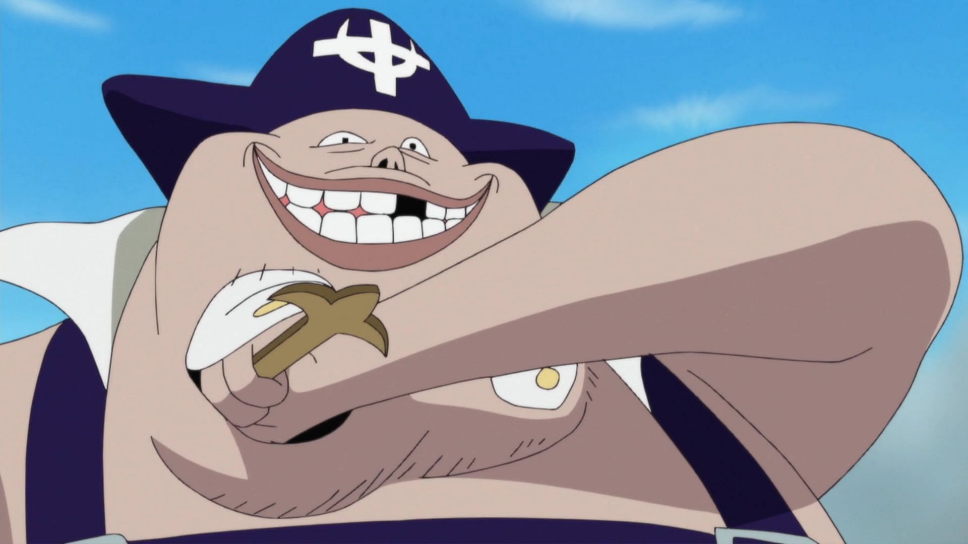 Blamenco using the Pocket-Pocket Fruit in One Piece (Image via Toei Animation)