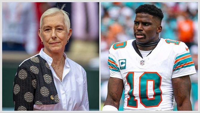 “Thugs, drunk on their power” - Martina Navratilova lashes out at policemen involved in detaining Tyreek Hill as bodycam footage emerges