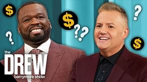 50 Cent joins The Drew Barrymore show to guess bargains vs. luxury items on 'Is 50 Thrifty'?