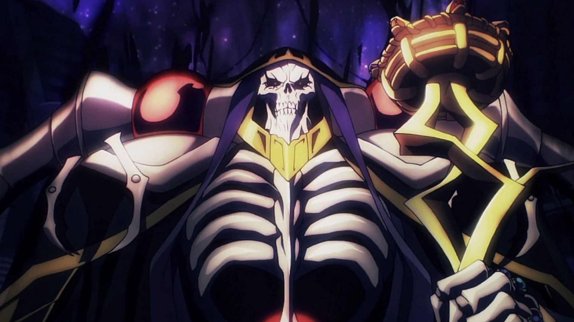 Ainz Ooal Gown as seen in anime (Image via Madhouse)