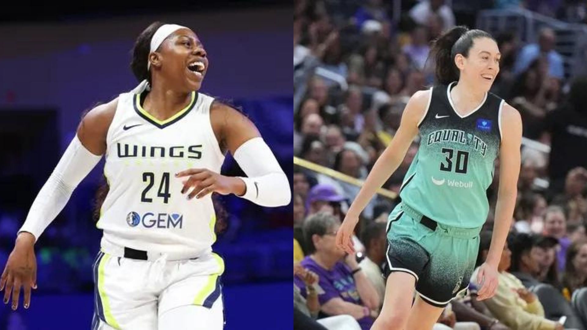 New York Liberty vs Dallas Wings starting lineups and depth charts. Photo Credits: Imagn