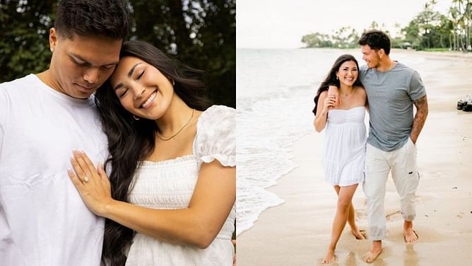 “You slayed w this ring”: Oregon QB Dillon Gabriel’s fiancée Zo admires her diamond engagement ring