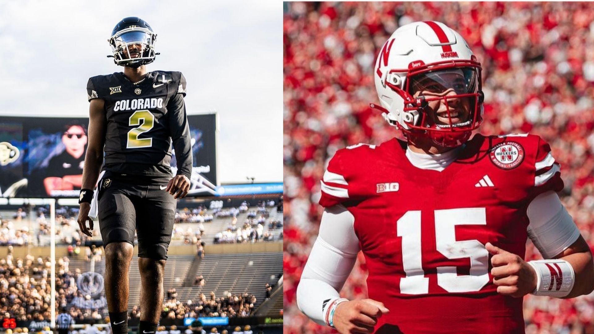 Picture Sources: cubuffsfootball, huskerfootball (Instagram) 