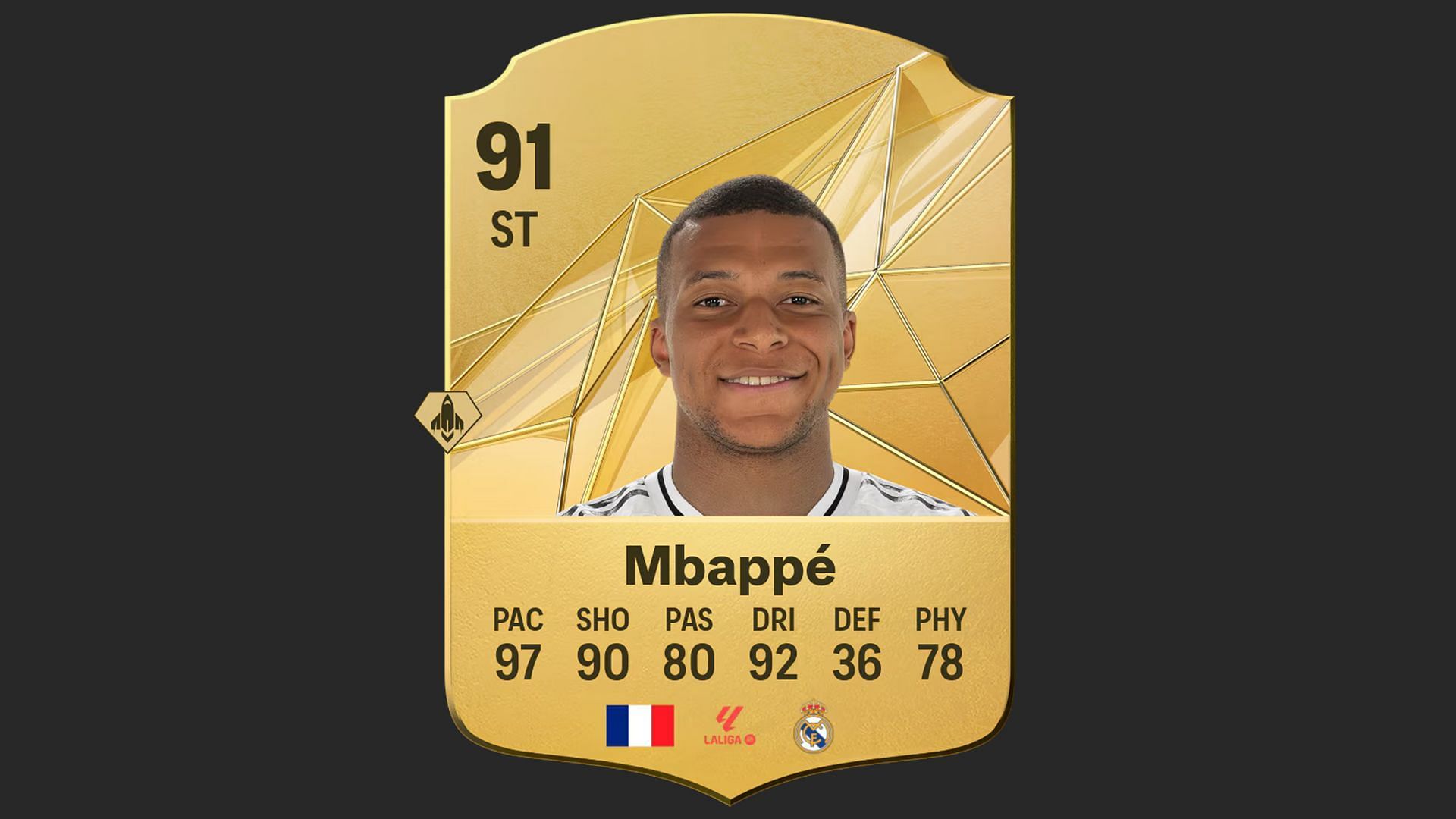 Mbappe's FC 25 card (Image via EA Sports)