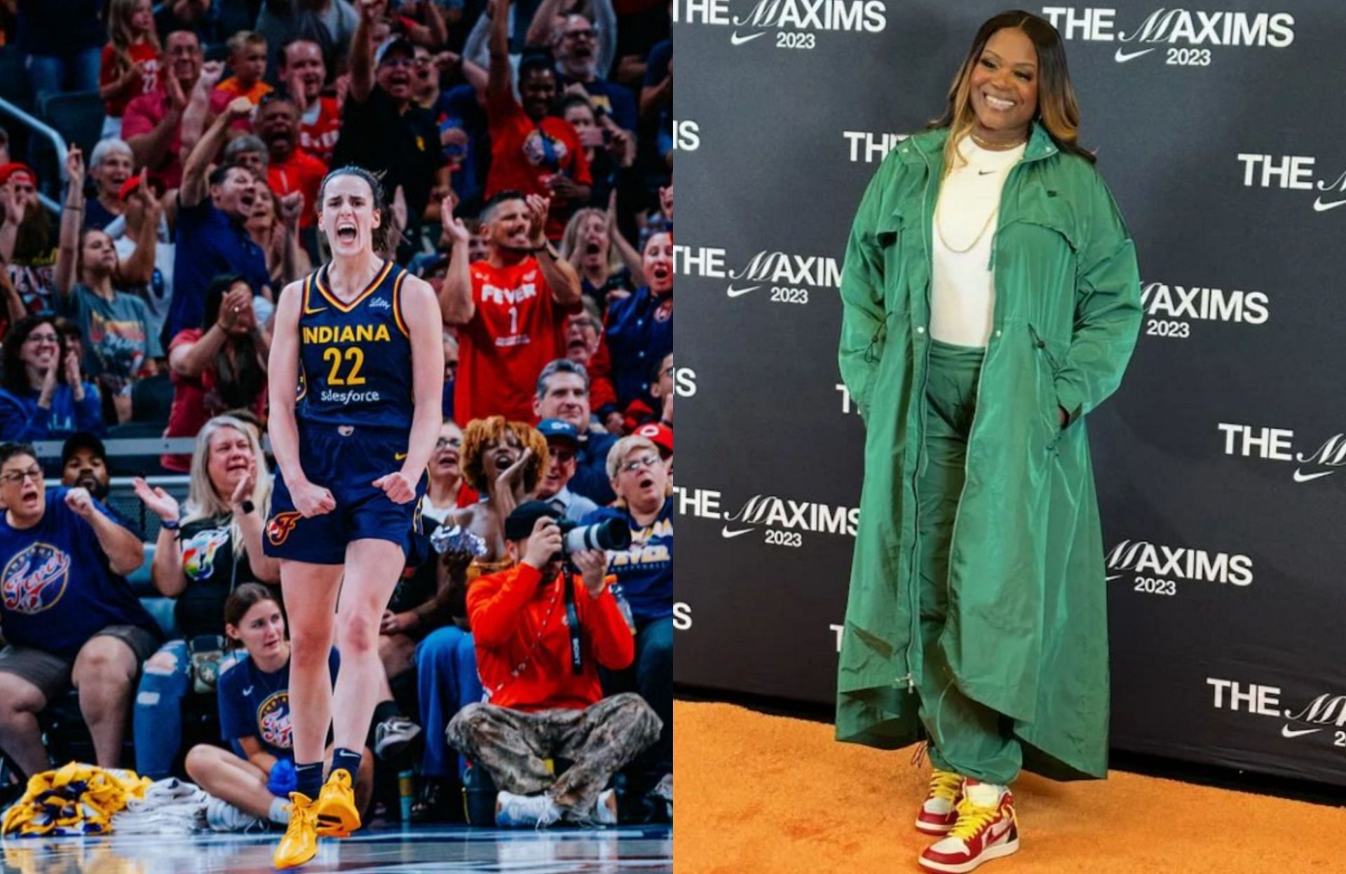 Sheryl Swoopes denies having disdain for Caitlin Clark, admitting to podcast blunder (Credit: IG/airswoopes22, caitlinclark22)