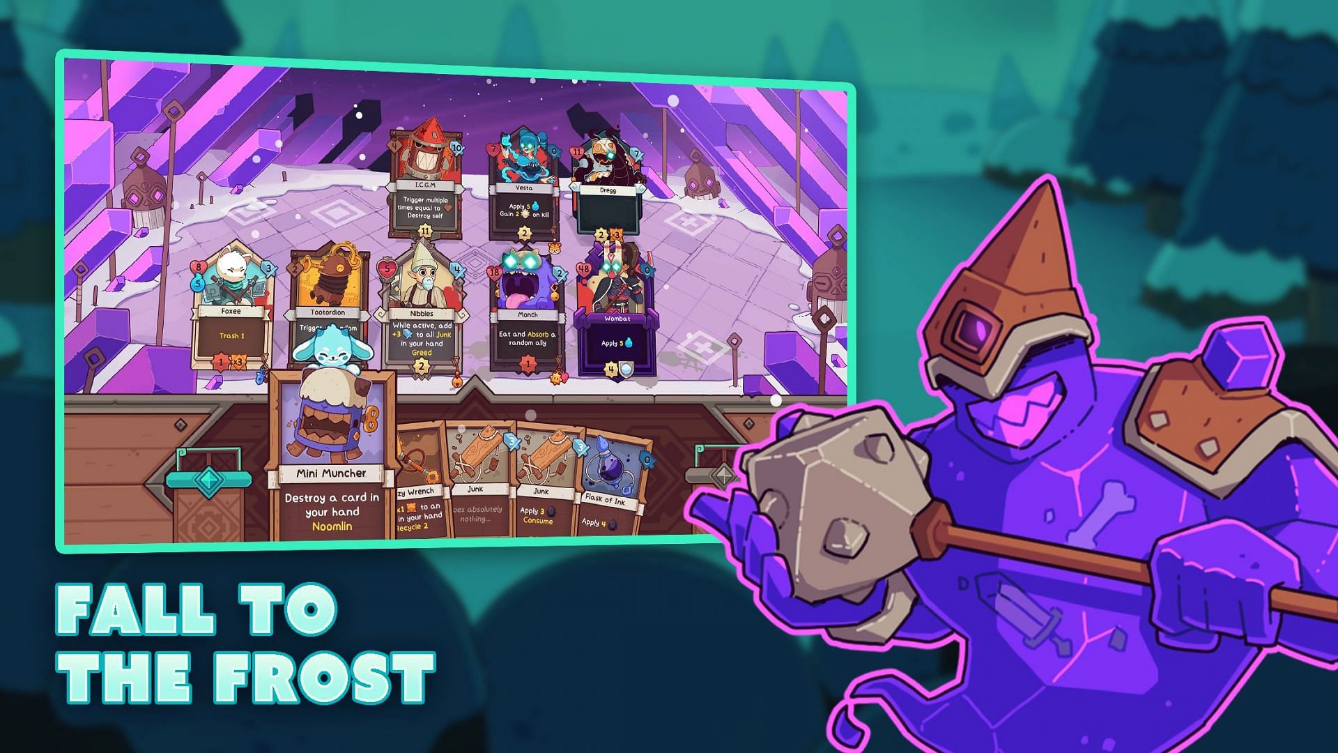 Players can play the demo of Wildfrost and then decide whether they want to buy it (Image via Chucklefish Limited)