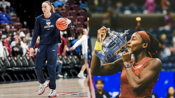 “The get back”: UConn’s Paige Bueckers supports tennis star Coco Gauff after her 2024 US Open loss to Emma Navarro