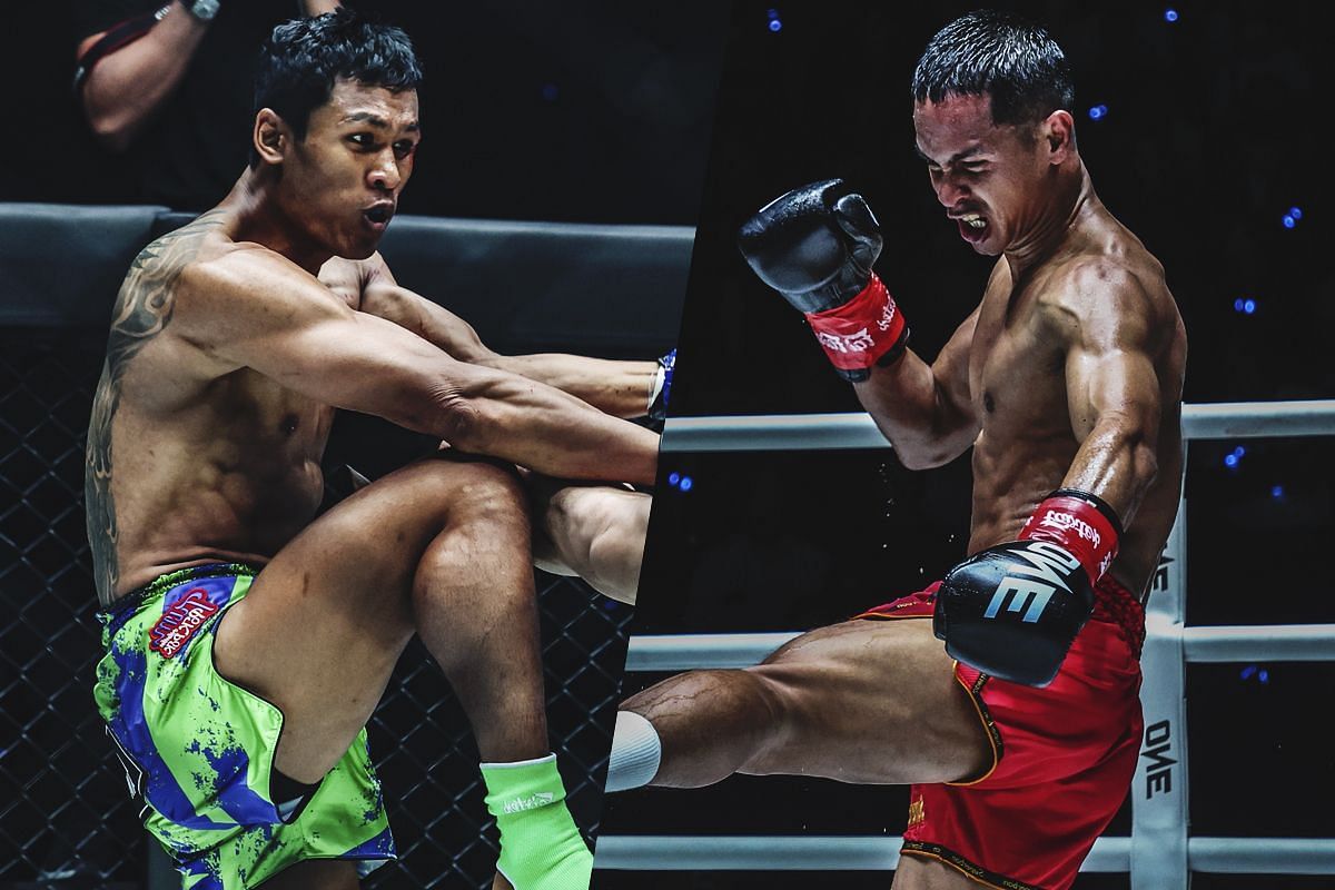 Jo Nattawut (left) Superbon (right) [Photos via: ONE Championship]