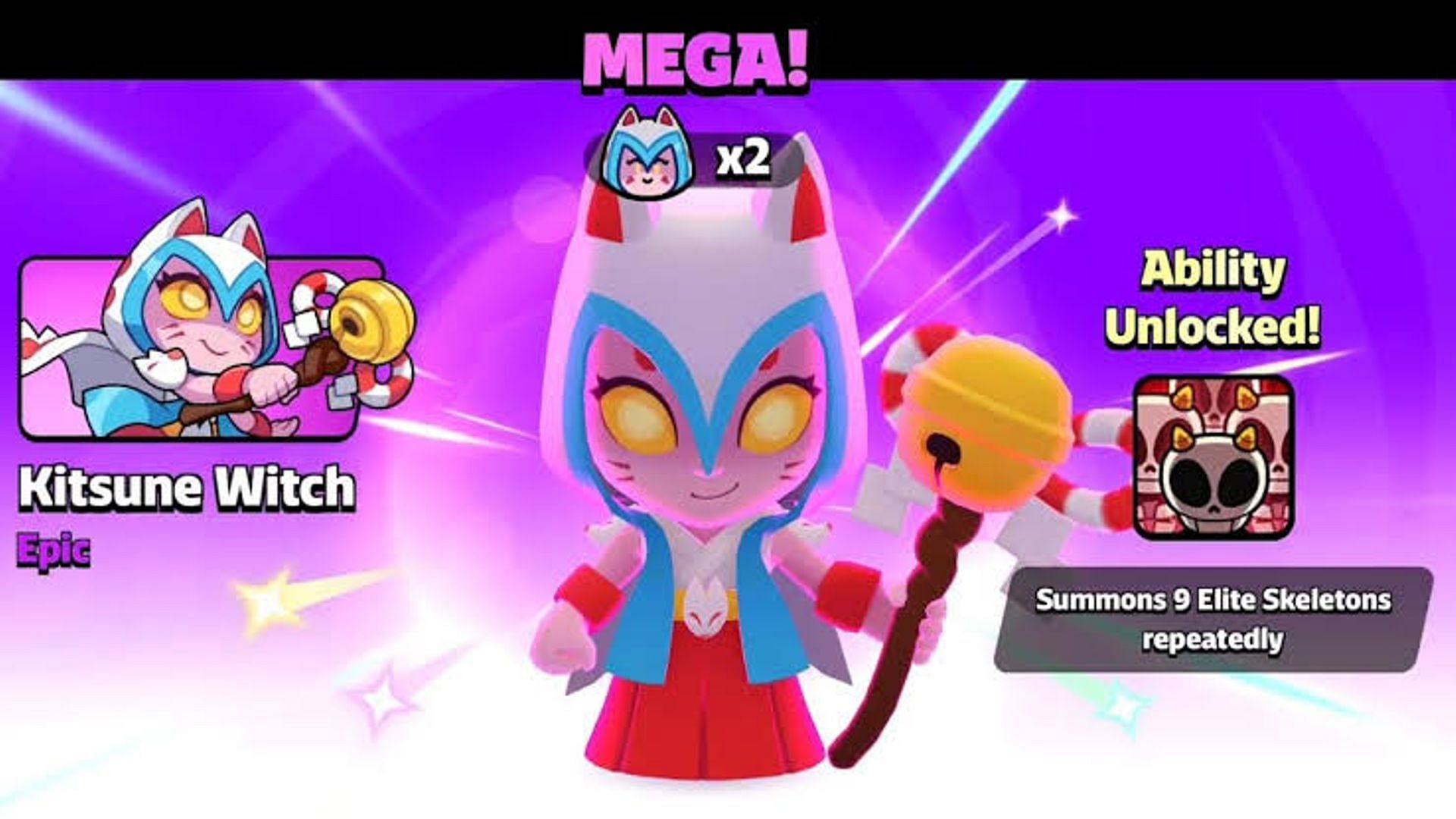 Witch is currently A tier unit in Squad Busters (Image via Supercell)