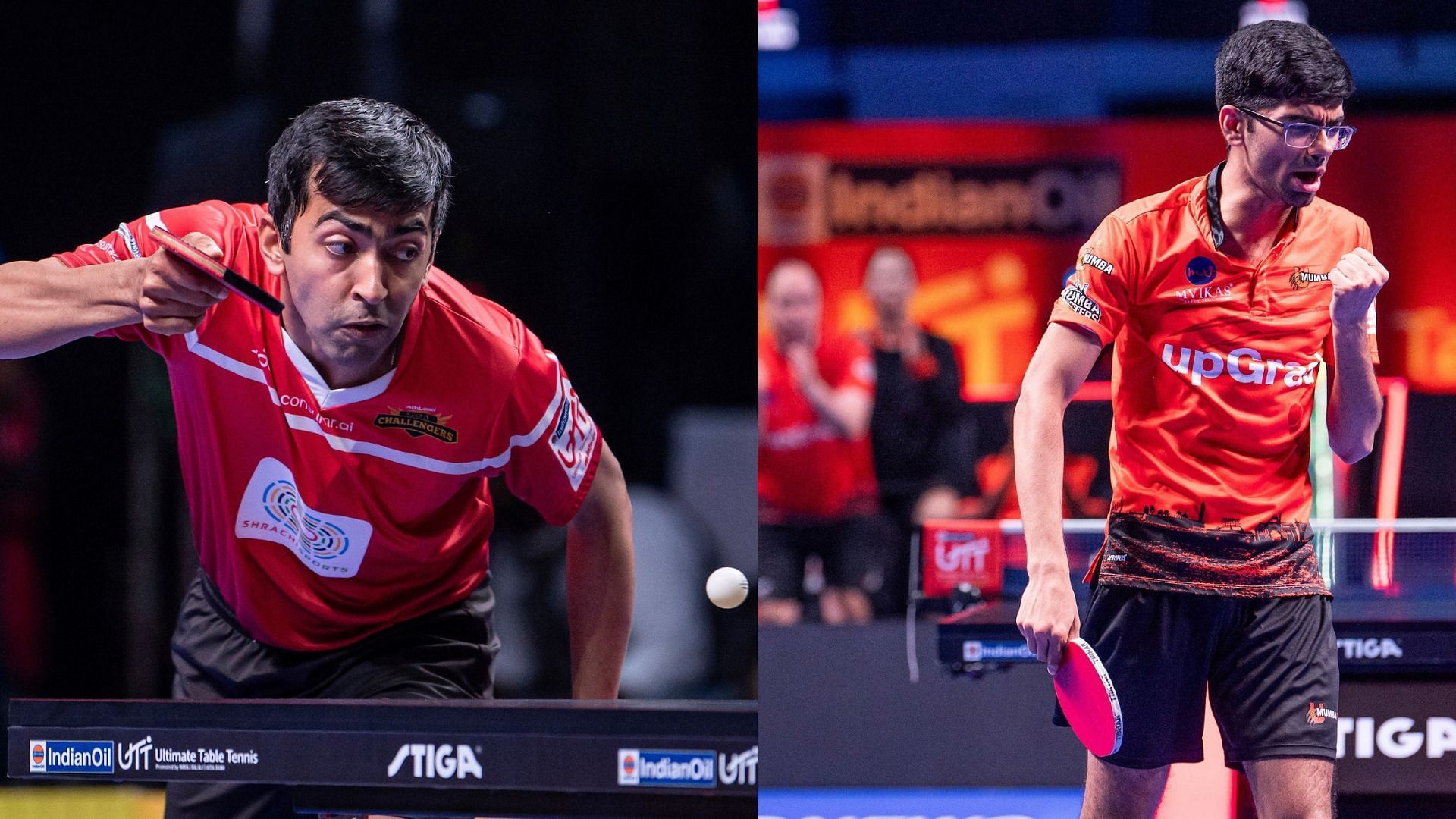 Harmeet Desai and Manav Thakkar will be in action during match 18 of UTT 2024. (Image credit: UTT Press Release)