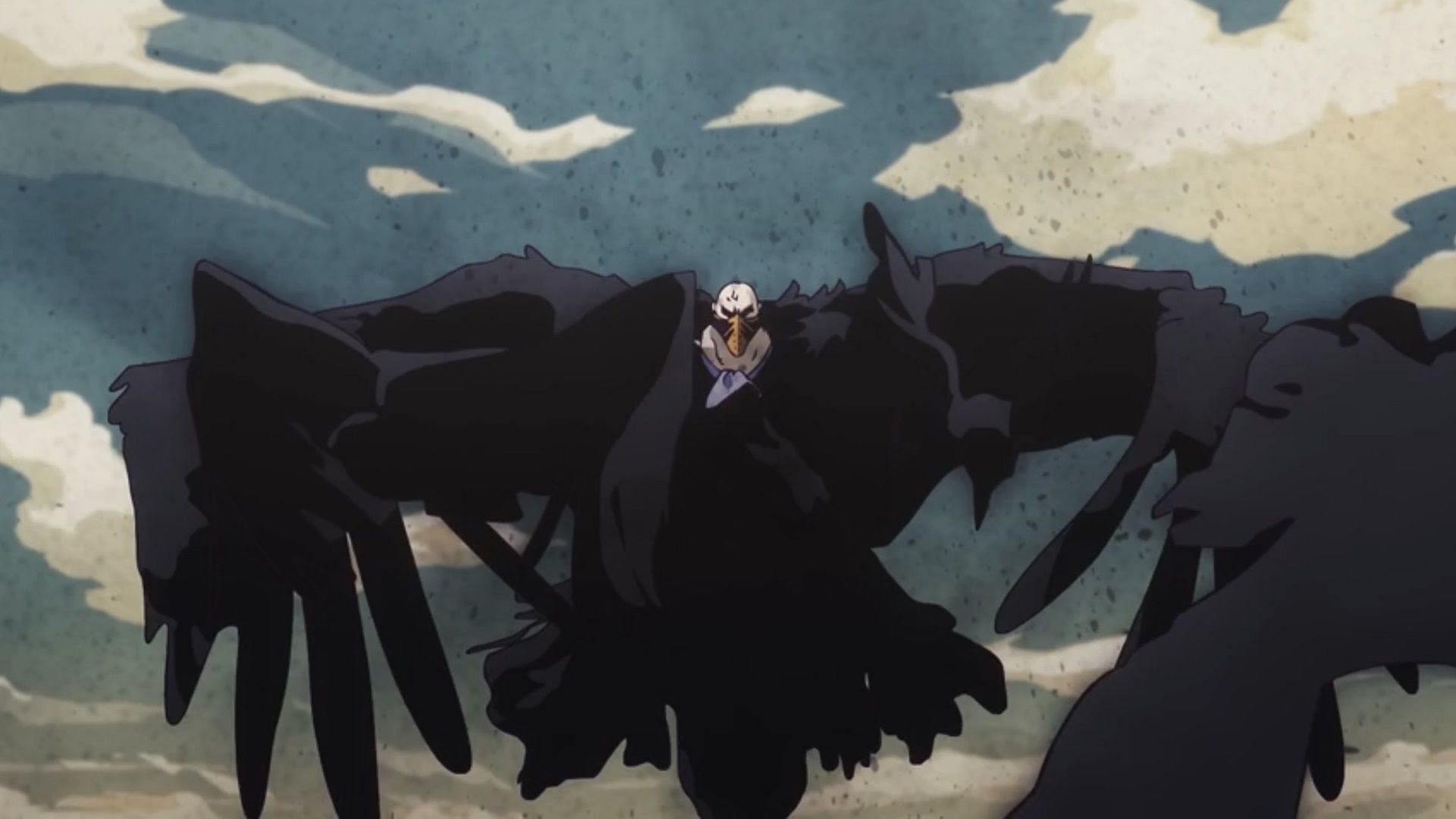 Karasu demonstrating the powers of the Soot-Soot Fruit (Image via Toei Animation)