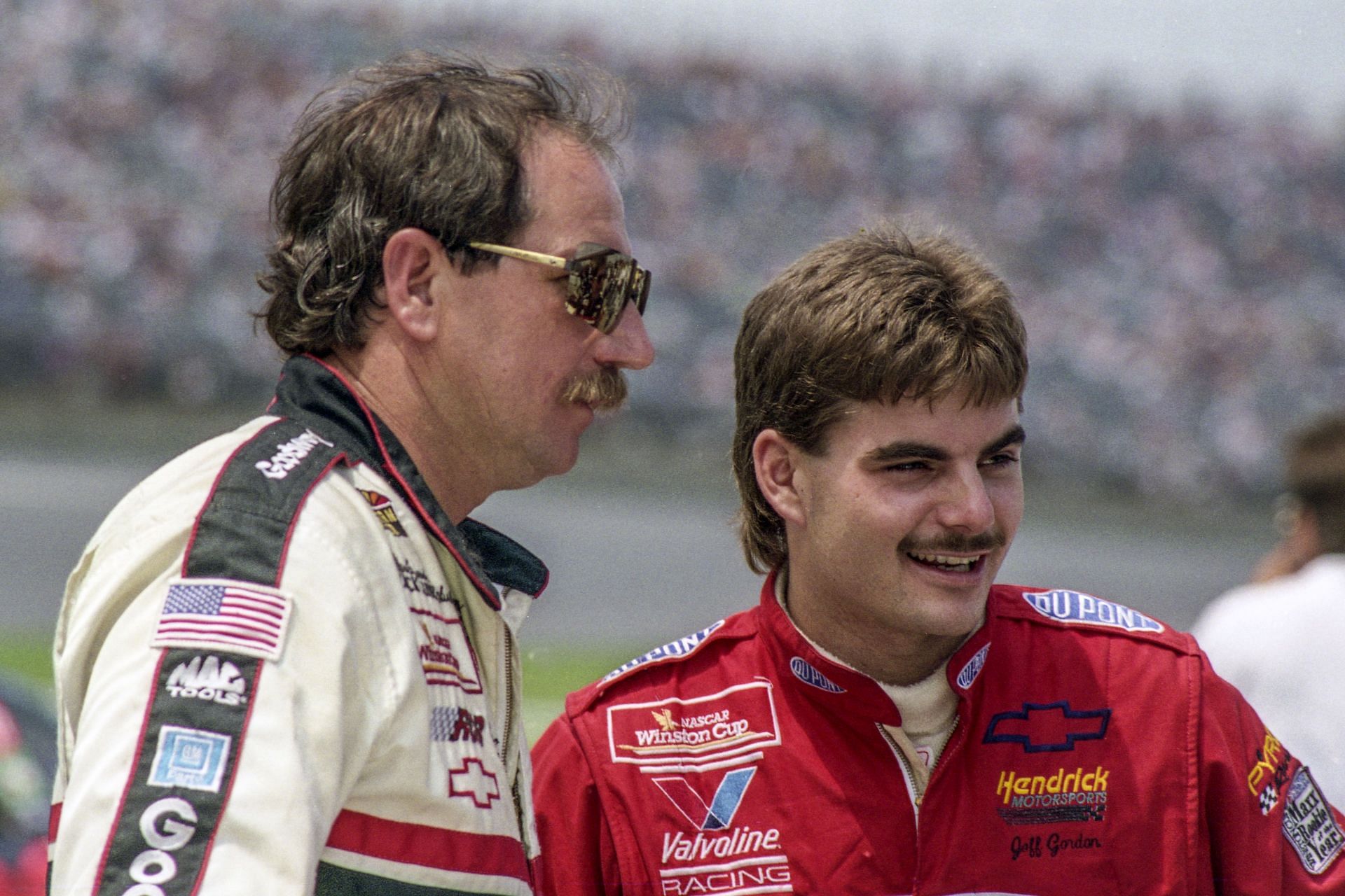 Jeff Gordon, Dale Earnhardt -Daytona 1993 (Image via Getty)