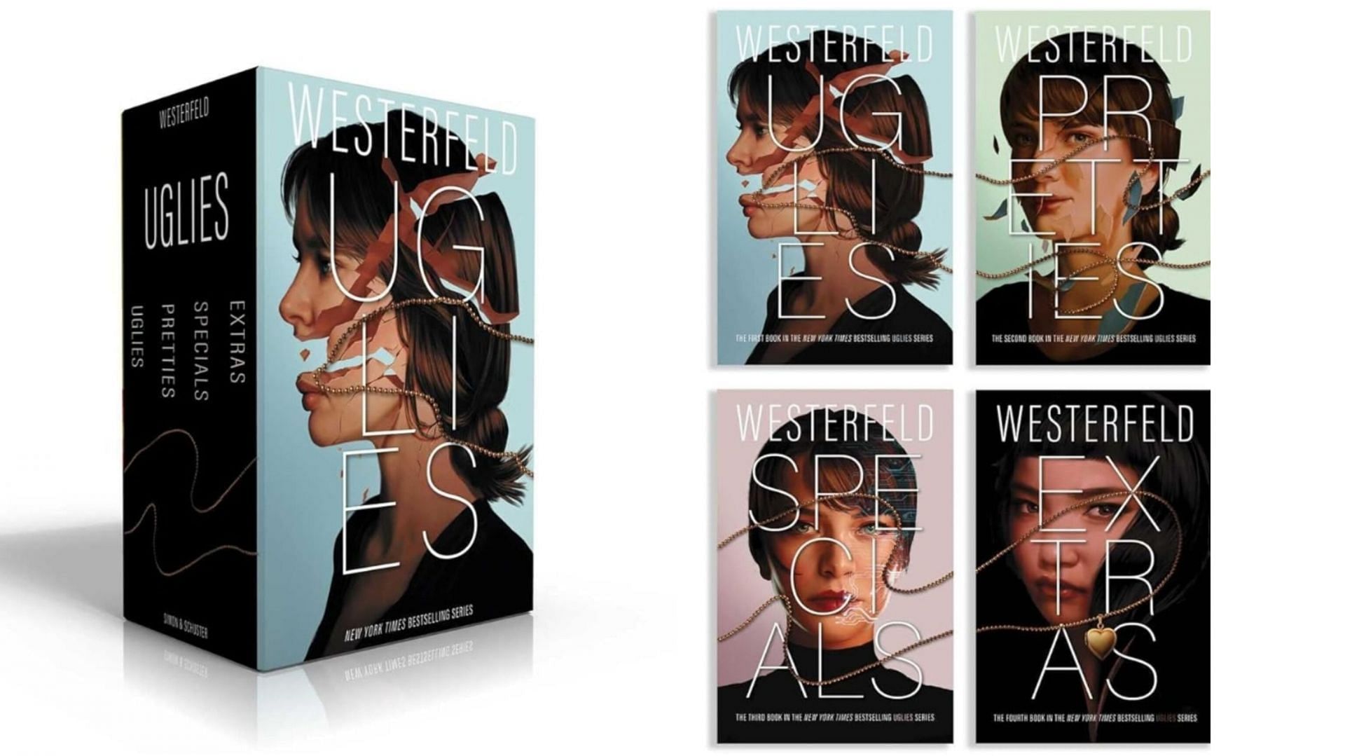 The Uglies book series (image via Amazon.com) 