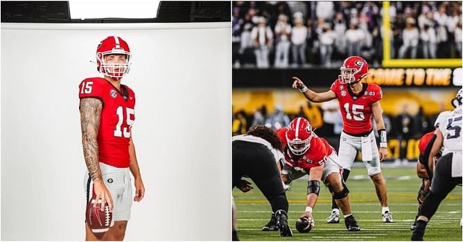 Tracy Beck drops photo dump of daughter & Georgia dancer Kylie with Bulldogs QB Carson Beck from Week 2