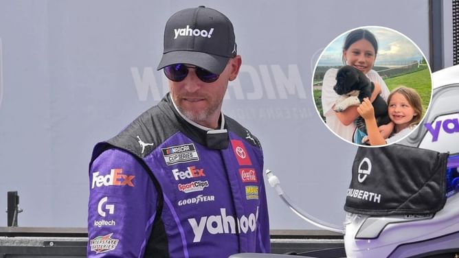 54-time NASCAR Cup Series race winner Denny Hamlin blames adopted pet for his recent poor run of form in sarcastic manner