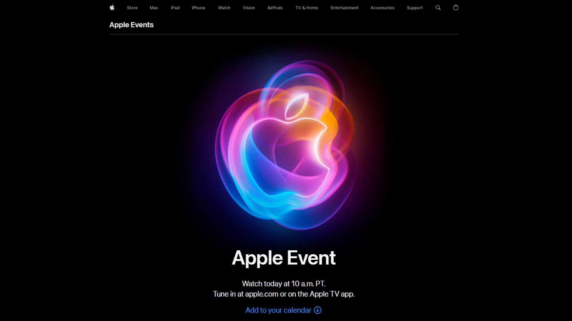 Apple September Event (Image via Apple)