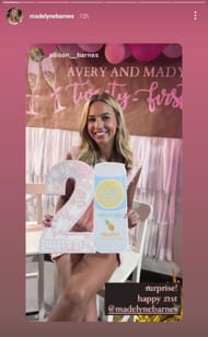 Madelyn's IG stories