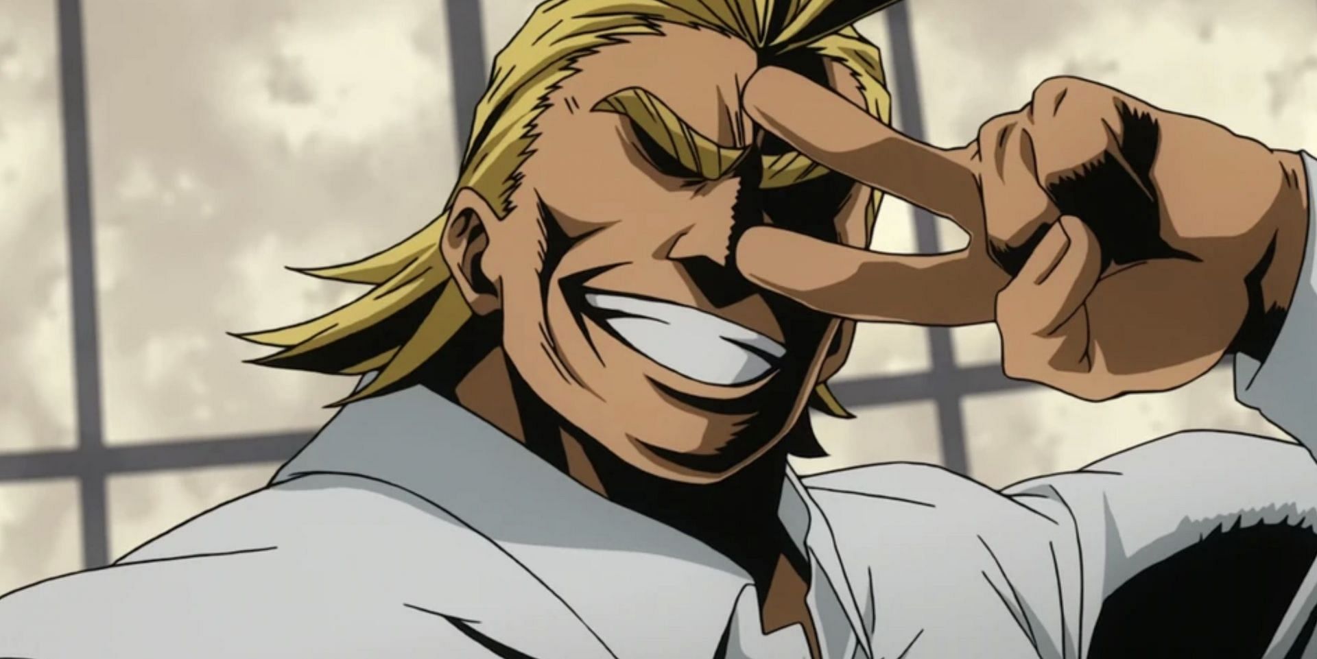 All Might as seen in anime (Image via Studio Bones)