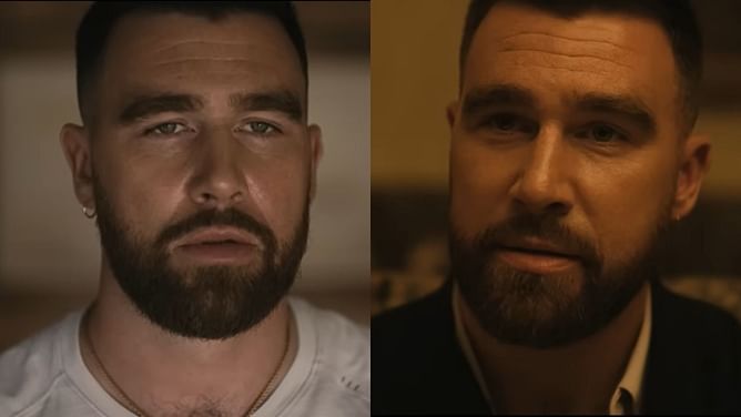 IN PHOTOS: Travis Kelce's first look on TV as Chiefs star makes appearance in horror movie Grotesquerie
