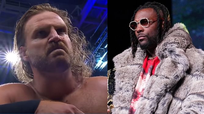 Swerve Strickland shares a three-word message for Hangman Page following their brutal AEW All Out match