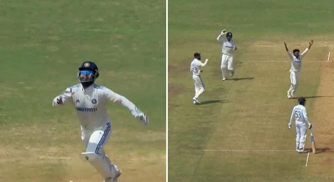[Watch] Rishabh Pant takes brilliant reflex catch to dismiss Shakib Al Hasan in IND vs BAN 2024 1st Test